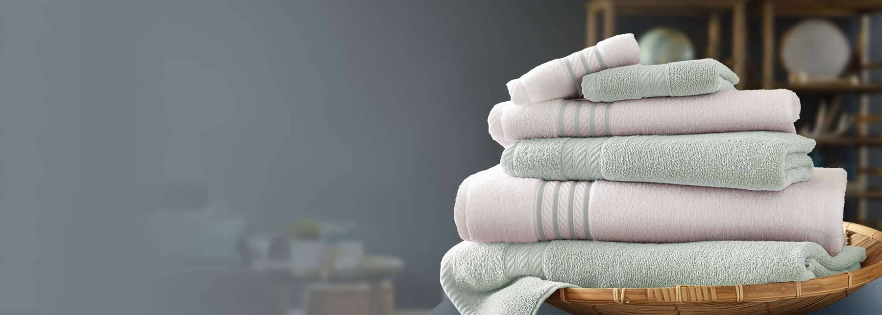 Pile of folded towels